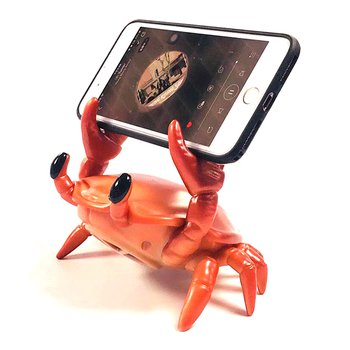 螃蟹造型手機架藍芽喇叭_0