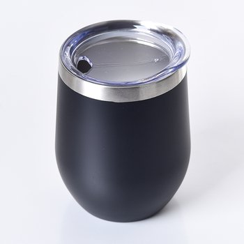 304不鏽鋼蛋型冰霸杯(霧面黑色)-355ml客製化環保杯-(同59CA-0215)_0