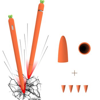胡蘿蔔造型矽膠apple pencil保護套_1