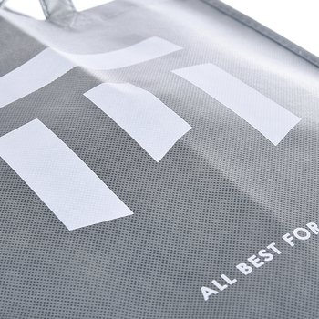 不織布購物袋-厚度100G-尺寸W30xH35xD10cm-四面單色印刷_3
