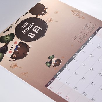 A4直式月曆製作-100磅日皓道林紙單面彩印-月曆印刷禮品送禮推薦_2