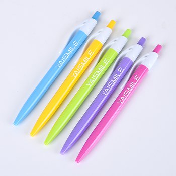 廣告筆-粉彩單色原子筆-五款筆桿可選禮品-採購客製印刷贈品筆_0