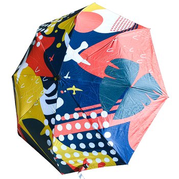 8骨三折全自動彩色雨傘-活動形象雨傘禮贈品印製-客製化廣告傘-企業logo印製_1