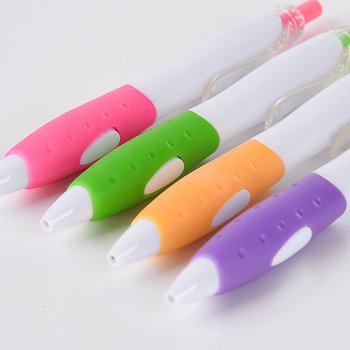 廣告筆-造型防滑筆管環保禮品-單色原子筆-工廠客製化印刷贈品筆_1