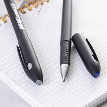廣告筆-噴砂塑膠筆管禮品-單色中性筆_5