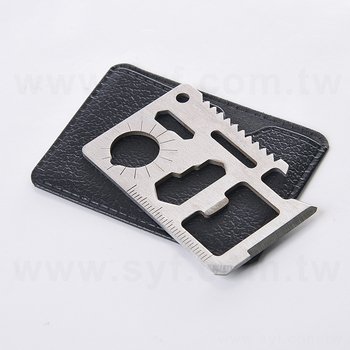 11合1多功能小工具-不銹鋼卡片式戶外求生卡片_0