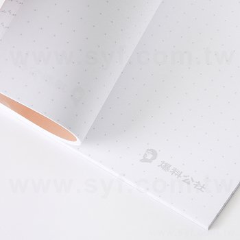 25K筆記本-200P銅板膠裝記事本-單面彩印上霧膜_4
