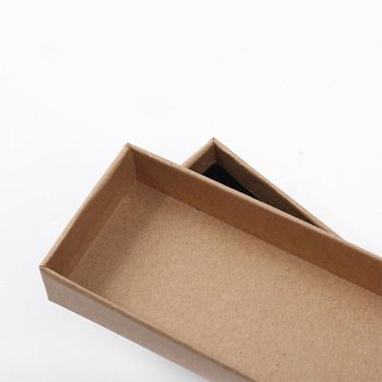 牛皮紙盒-天地蓋海綿硬紙盒-可客製化印製LOGO_1