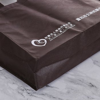 不織布購物袋-厚度80G-尺寸W30.5xH24xD10cm-單面單色可客製化印刷_1