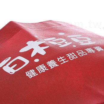 不織布環保購物袋-厚度80G-W32xH20xD14cm-單面單色可客製化印刷-推薦款_2