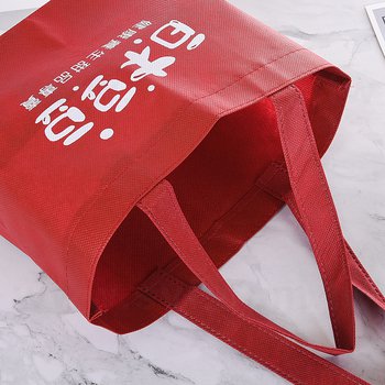 不織布環保購物袋-厚度80G-W32xH20xD14cm-單面單色可客製化印刷-推薦款_3