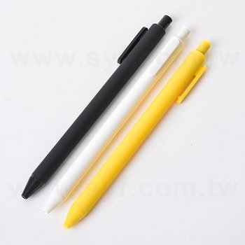 廣告筆-造型噴膠廣告筆管禮品-單色原子筆-採購訂製贈品筆_2