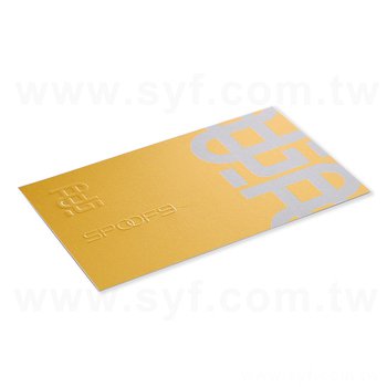 絲絨卡名片-350g名片雙面彩色+打凸-客製化印刷(同32BA-0022)_0