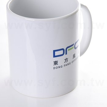 350ml馬克杯-全白半陶瓷馬克杯-可客製化印刷企業LOGO或宣傳標語(同59AA-0002)_1