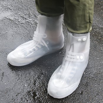 PVC高筒防水雨鞋套_0
