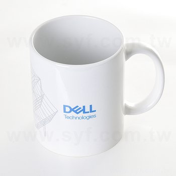 350ml馬克杯-全白半陶瓷馬克杯-可客製化印刷企業LOGO或宣傳標語(同59AA-0002)_6