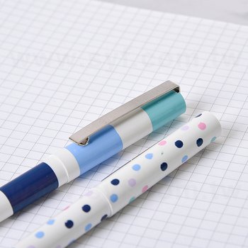 彩印塑料筆桿中性筆-開蓋式原子筆_3