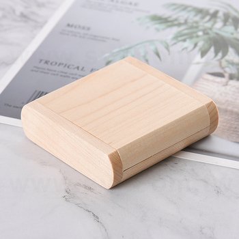 木質感掀蓋式木盒-隨身碟包裝盒-可雷射雕刻企業LOGO_2