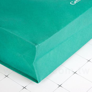 不織布環保購物袋-厚度80G-尺寸W32xH35.5xD12cm-雙面單色可客製化印刷_3