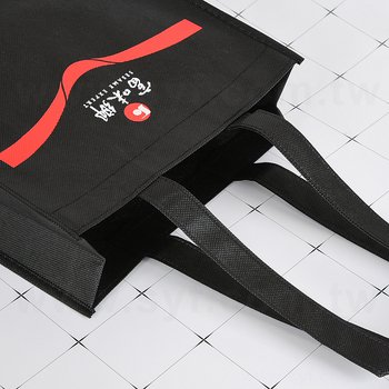 不織布環保購物袋-厚度90G-尺寸W25xH34xD10cm-雙面雙色可客製化印刷_3