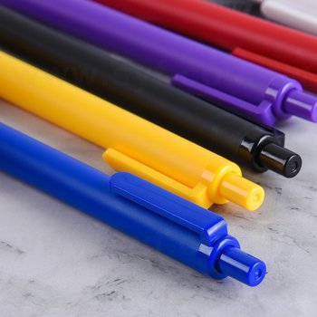 廣告筆-按壓式霧面塑膠筆管廣告筆-單色原子筆-客製化贈品筆_7