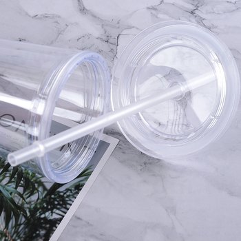 450ml廣告杯吸管杯-雙層設計可放PVC片-可印LOGO_3