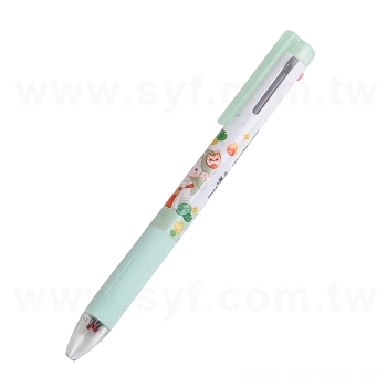 3色塑料筆桿多色筆-防滑筆管-彩色印刷-可客製_0