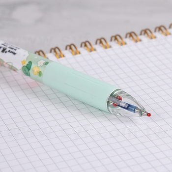 3色塑料筆桿多色筆-防滑筆管-彩色印刷-可客製_1