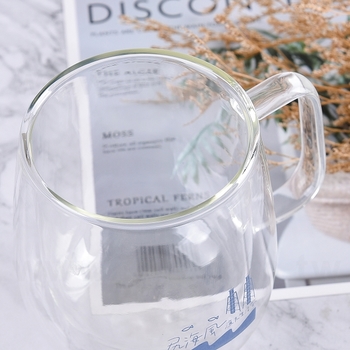 雙層玻璃杯-350ml雙層玻璃杯直徑8x高11cm(手把)-可客製化印刷LOGO(同59VA-0101)_1