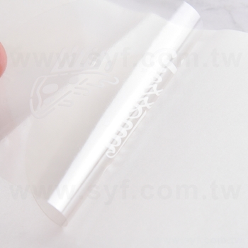 圓形透明防水貼紙+白墨+亮膜100mm-貼紙彩色印刷(同33CA-0036)_1