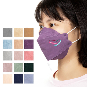 韓版4D口罩-雙鋼印立體醫療口罩-多色可選-魚形口罩客製化-防疫新生活