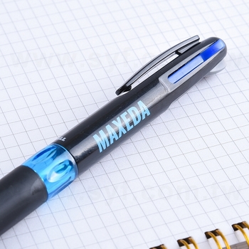 多色廣告筆-三色筆芯防滑筆管-多款筆桿搭配_7