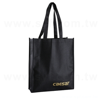 不織布購物袋-厚度80G-尺寸W30xH35xD10cm-單面單色印刷-工業製造-凱撒衛浴_0