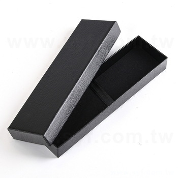 天地蓋鋼筆禮盒黑色商務硬紙盒16.8x4x1.9cm_0