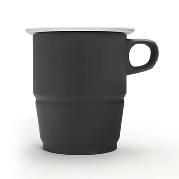 新款環保旅行矽膠咖啡杯帶蓋_2