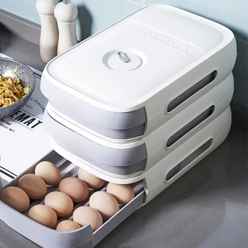 冰箱保鮮雞蛋收納盒-大容量32*21*8cm​_6