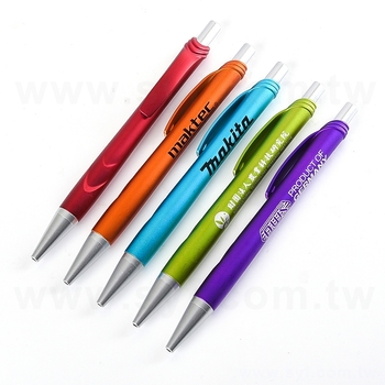 廣告筆-按壓式塑膠筆管禮品-單色原子筆-客製化印刷贈品筆_0