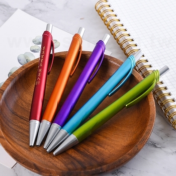 廣告筆-按壓式塑膠筆管禮品-單色原子筆-客製化印刷贈品筆_4