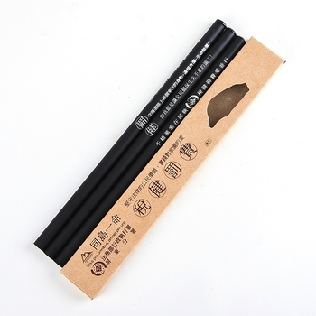 原木鉛筆3入單色印刷套組-臺灣造型開窗紙盒_0
