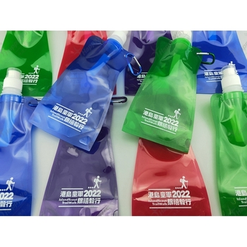 塑膠摺疊水瓶-可客製化印刷LOGO_2