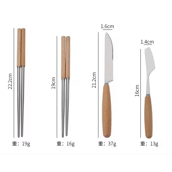 3件式木柄環保餐具組_4