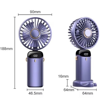 USB風扇- LED電量顯示附底座_4