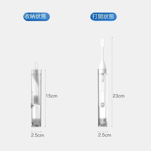 牙膏牙刷一體式摺疊旅行牙刷_6