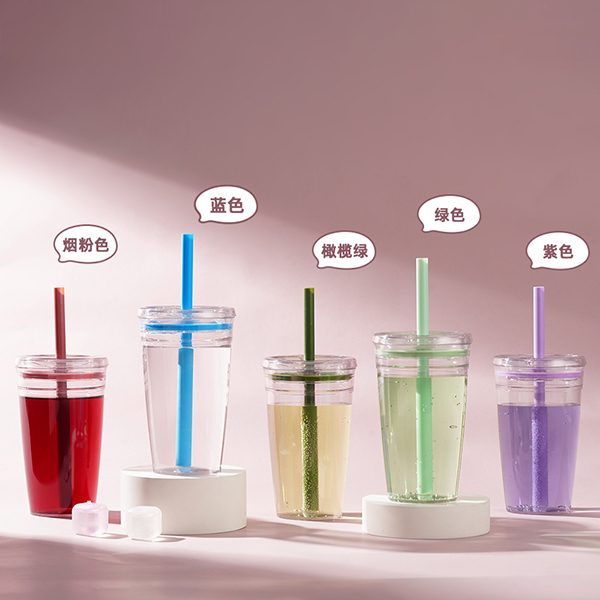 450ml單層Tritan吸管杯_0