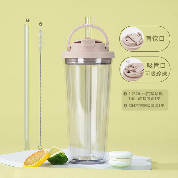 雙飲雙層塑膠吸管杯_7