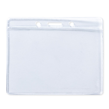 PVC識別證套-10x8cm(內卡 9.4x6.5cm)-透明塑膠無印刷_1