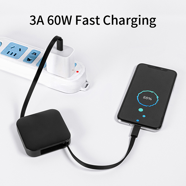 65W快充手機支架伸縮傳輸充電線_7