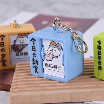 翻翻動畫機鑰匙圈-客製20組彩色印刷膠片_2