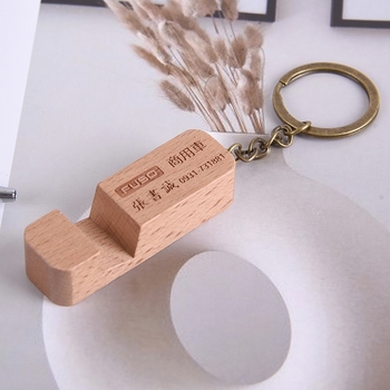 欅木手機架鑰匙圈-60x20x15mm_3