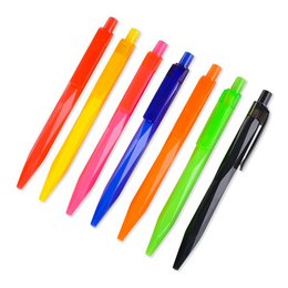 廣告筆-單色按壓式塑膠筆管原子筆-客製化推薦禮贈品